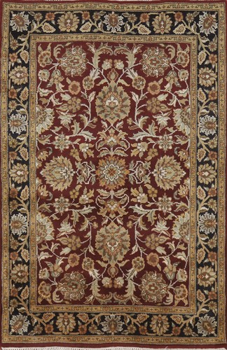 Floral burgundy black agra - black,